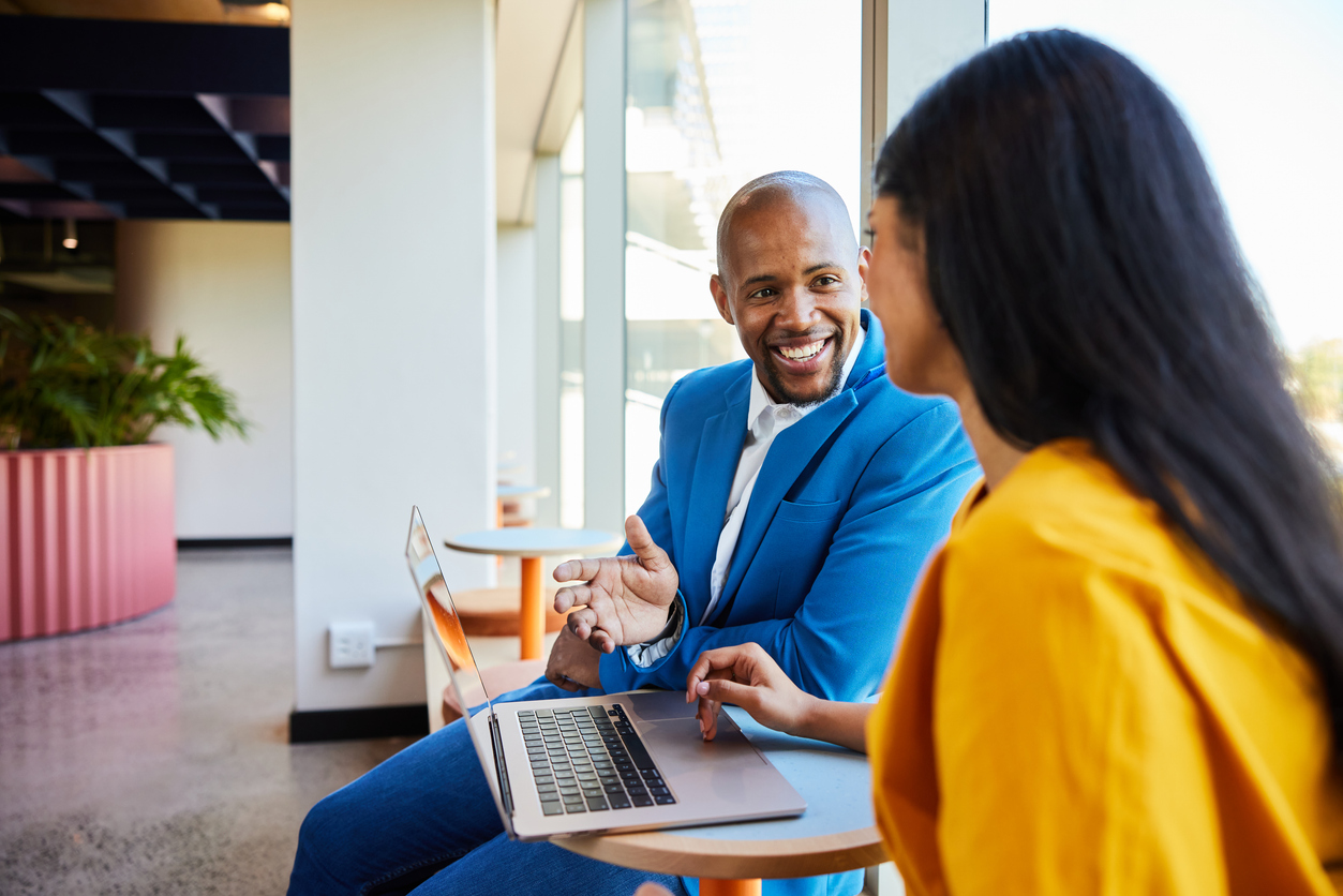 One on One meeting with employees.